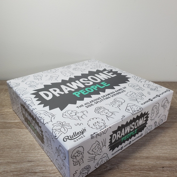 Drawsome People Board Game Family Games Ridleys games NWT - Picture 4 of 7